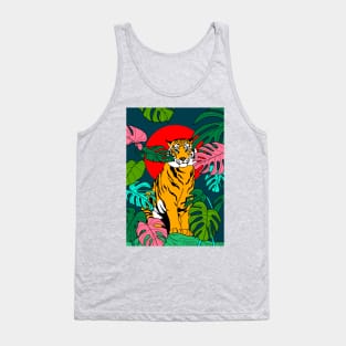 Tiger stare Tank Top